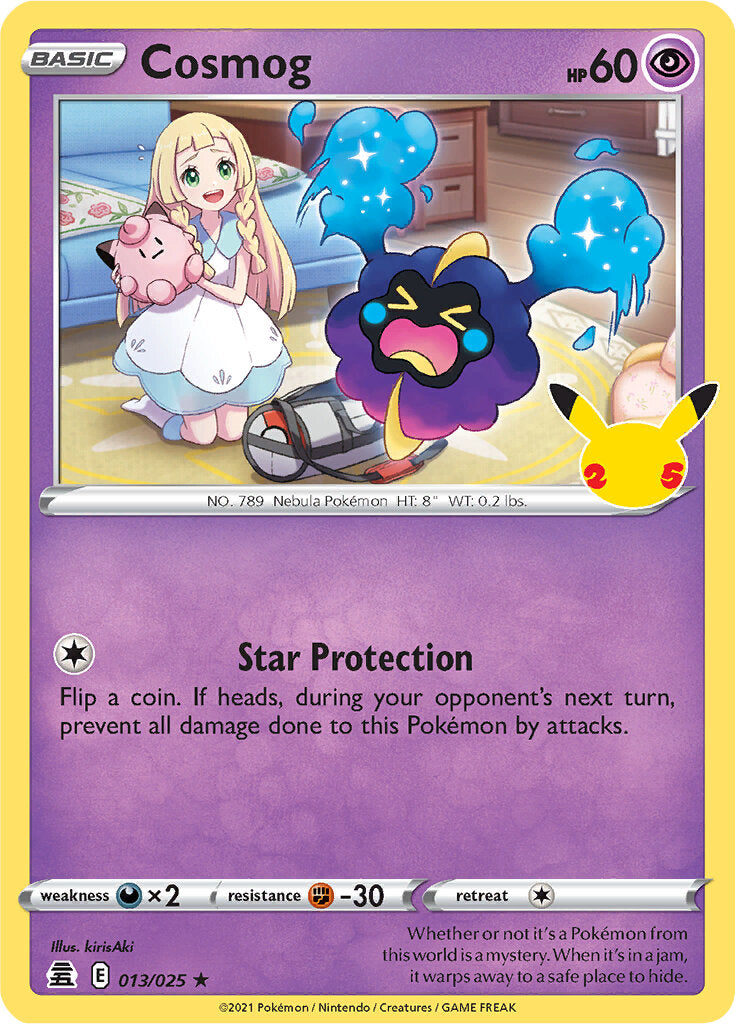 Cosmog (013/025) [Celebrations: 25th Anniversary] | Card Merchant Takapuna