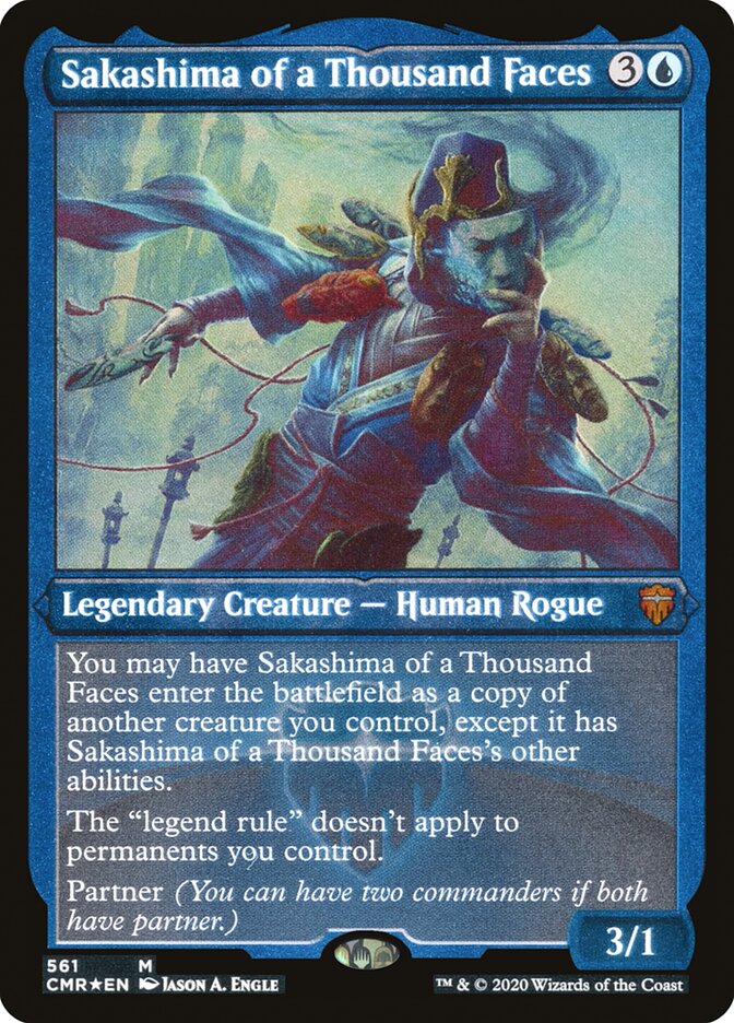 Sakashima of a Thousand Faces (Etched) [Commander Legends] | Card Merchant Takapuna