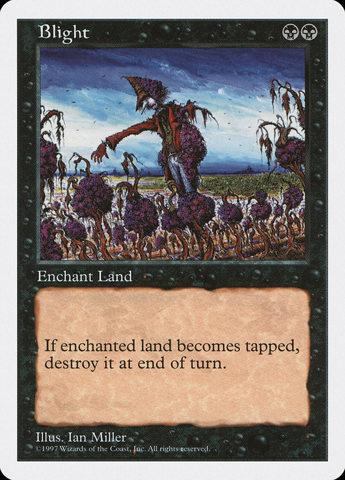 Blight [Fifth Edition] | Card Merchant Takapuna