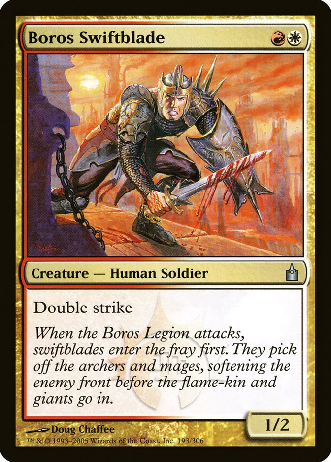 Boros Swiftblade [Ravnica: City of Guilds] | Card Merchant Takapuna