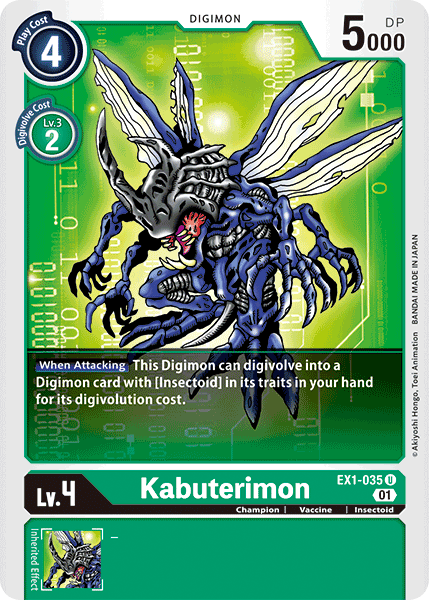 Kabuterimon [EX1-035] [Classic Collection] | Card Merchant Takapuna