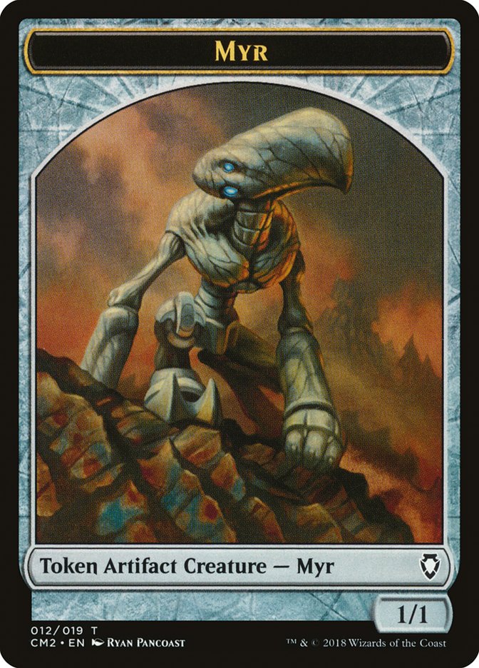 Myr Token [Commander Anthology Volume II Tokens] | Card Merchant Takapuna