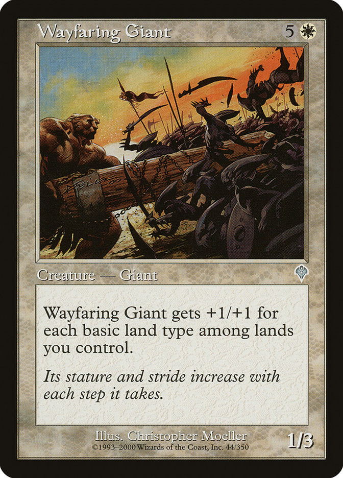 Wayfaring Giant [Invasion] | Card Merchant Takapuna