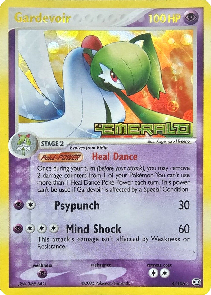 Gardevoir (4/106) (Stamped) [EX: Emerald] | Card Merchant Takapuna