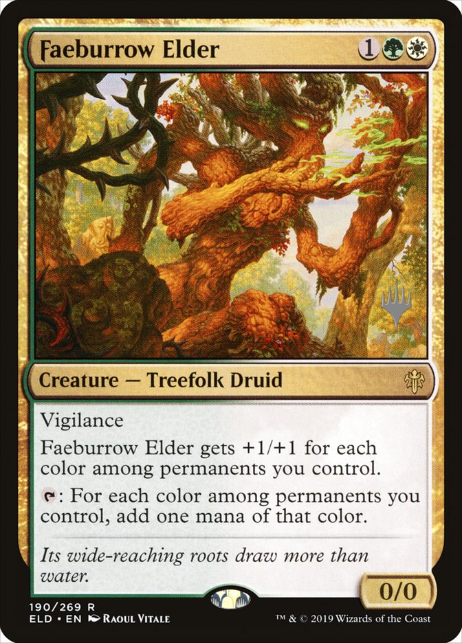 Faeburrow Elder (Promo Pack) [Throne of Eldraine Promos] | Card Merchant Takapuna