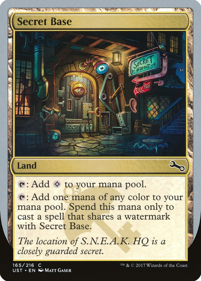 Secret Base (Matt Gaser) [Unstable] | Card Merchant Takapuna