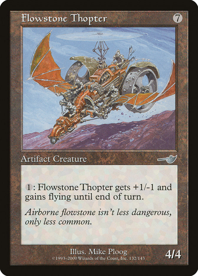 Flowstone Thopter [Nemesis] | Card Merchant Takapuna