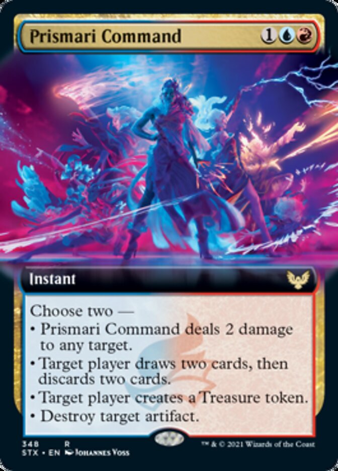 Prismari Command (Extended Art) [Strixhaven: School of Mages] | Card Merchant Takapuna