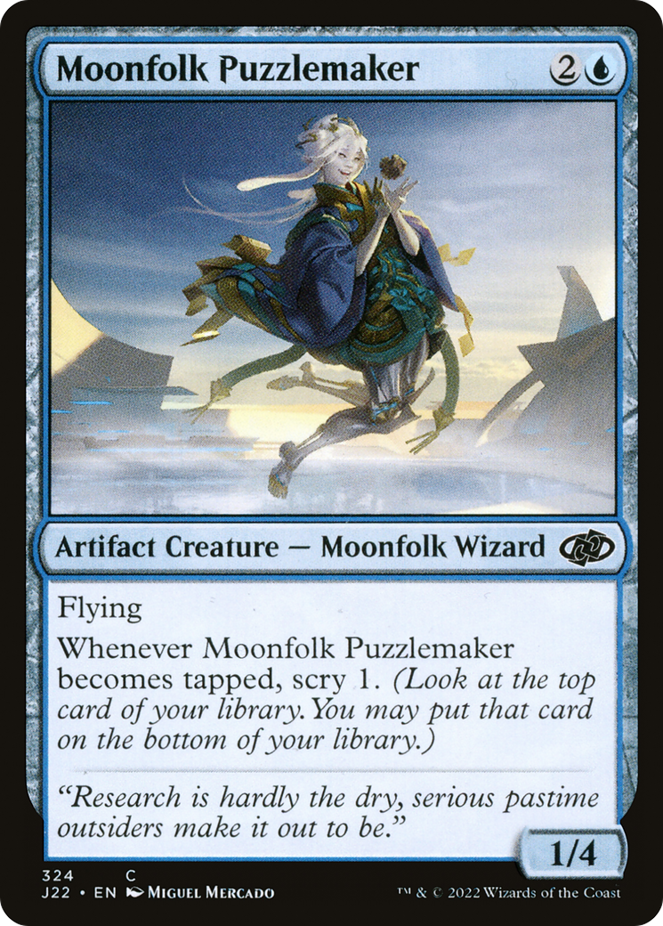 Moonfolk Puzzlemaker [Jumpstart 2022] | Card Merchant Takapuna