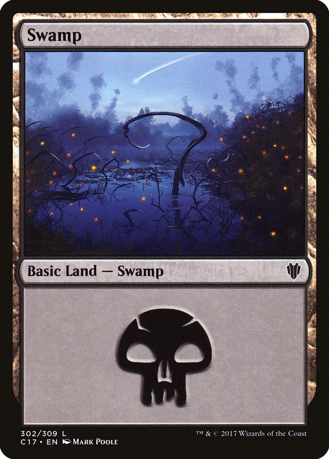 Swamp (302) [Commander 2017] | Card Merchant Takapuna