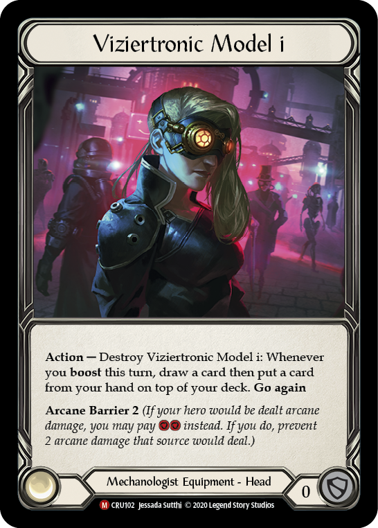 Viziertronic Model i [CRU102] (Crucible of War)  1st Edition Cold Foil | Card Merchant Takapuna