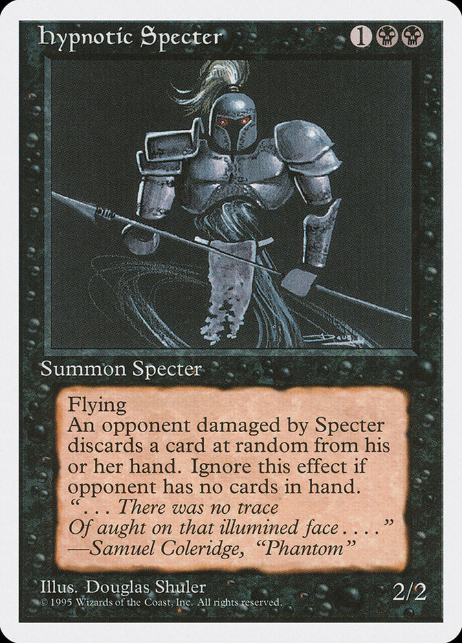 Hypnotic Specter [Fourth Edition] | Card Merchant Takapuna