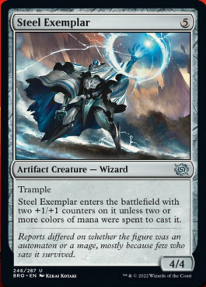 Steel Exemplar [The Brothers' War] | Card Merchant Takapuna