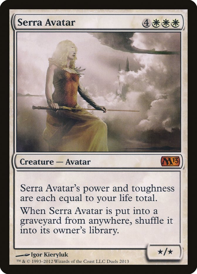 Serra Avatar (Duels of the Planeswalkers Promos) [Duels of the Planeswalkers Promos 2012] | Card Merchant Takapuna