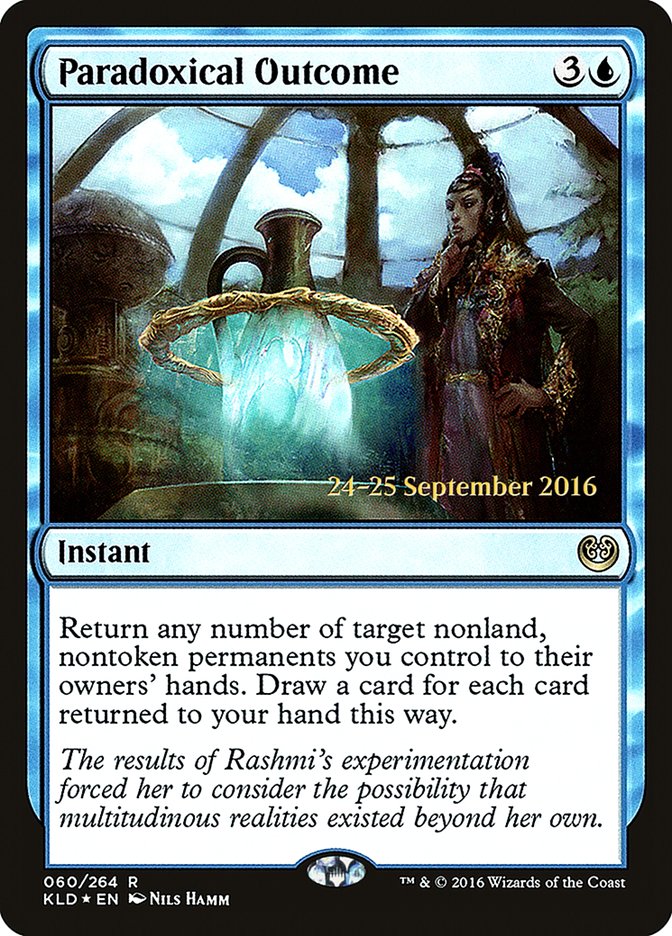 Paradoxical Outcome [Kaladesh Prerelease Promos] | Card Merchant Takapuna