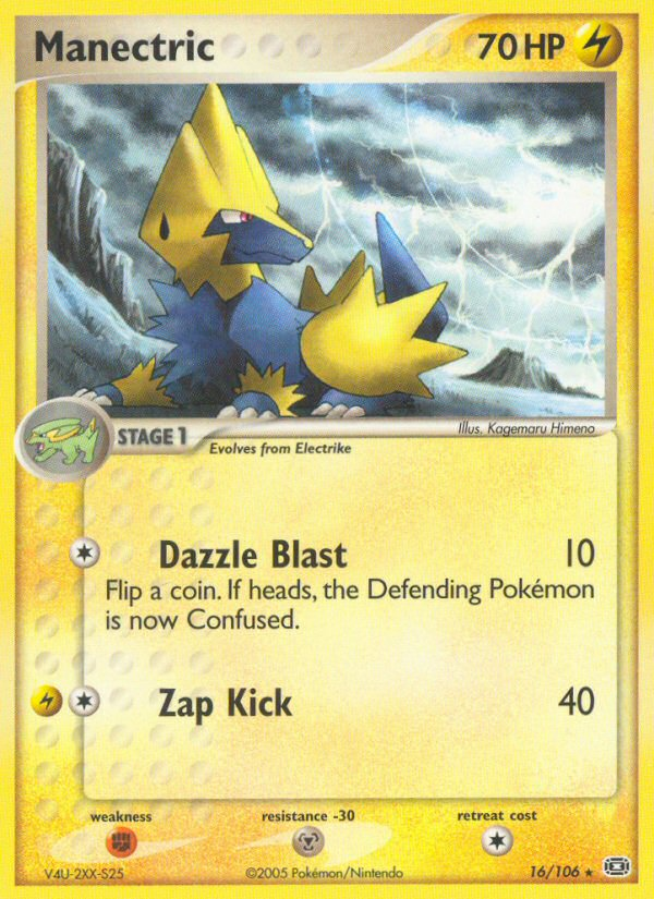 Manectric (16/106) [EX: Emerald] | Card Merchant Takapuna