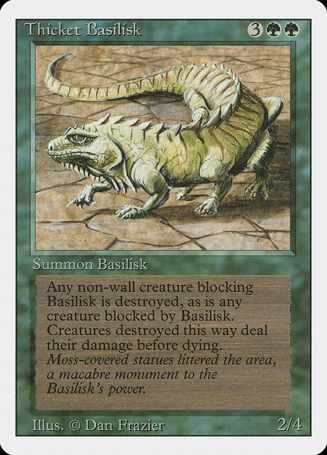 Thicket Basilisk [Revised Edition] | Card Merchant Takapuna