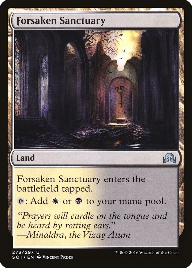 Forsaken Sanctuary [Shadows over Innistrad] | Card Merchant Takapuna