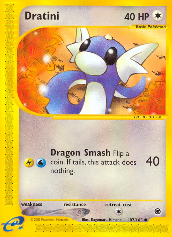 Dratini (107/165) [Expedition: Base Set] | Card Merchant Takapuna