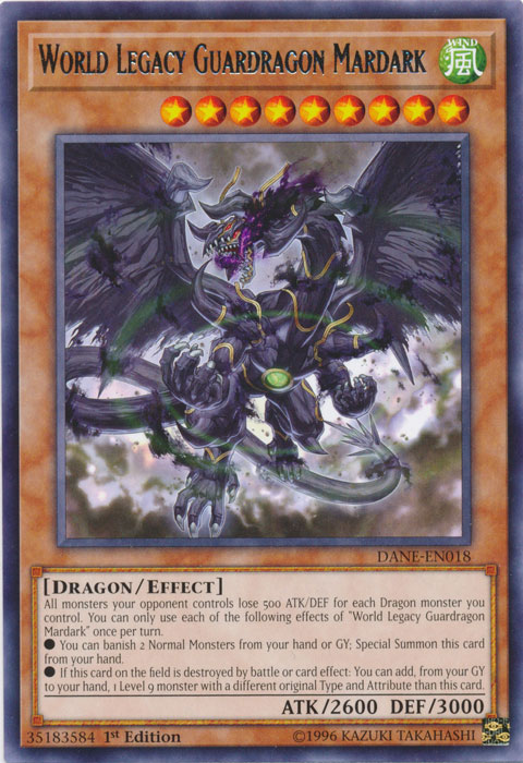 World Legacy Guardragon Mardark [DANE-EN018] Rare | Card Merchant Takapuna