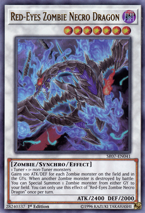 Red-Eyes Zombie Necro Dragon [SR07-EN041] Ultra Rare | Card Merchant Takapuna