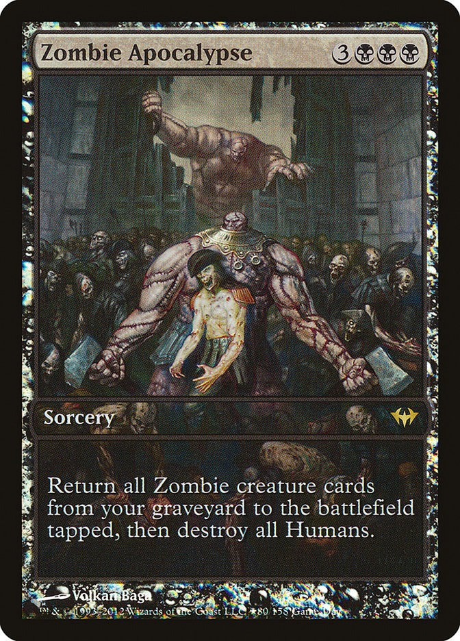 Zombie Apocalypse (Game Day) [Dark Ascension Promos] | Card Merchant Takapuna