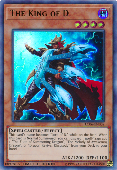 The King of D. - LC06-EN002 [LC06-EN002] Ultra Rare | Card Merchant Takapuna