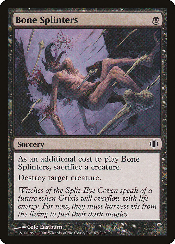 Bone Splinters [Shards of Alara] | Card Merchant Takapuna