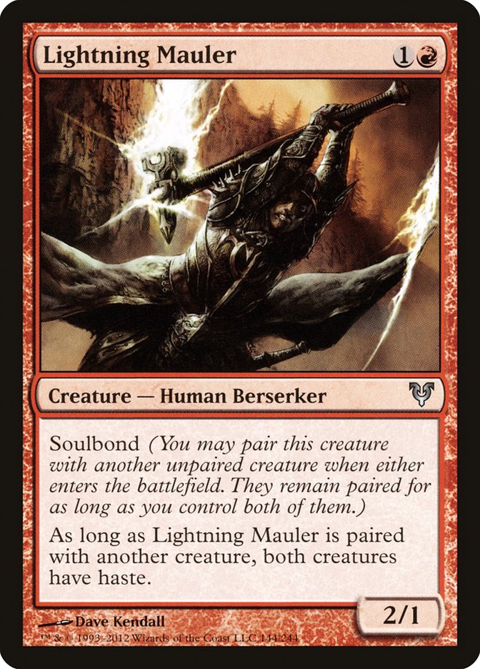 Lightning Mauler [Avacyn Restored] | Card Merchant Takapuna