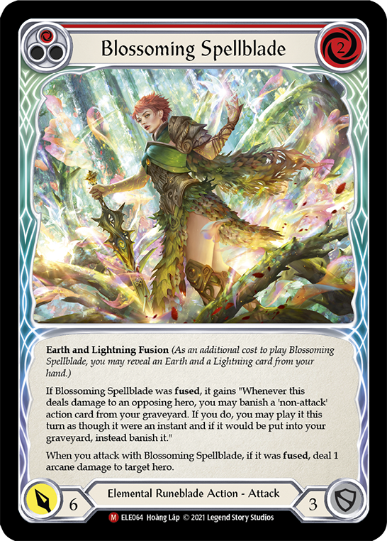 Blossoming Spellblade [ELE064] (Tales of Aria)  1st Edition Normal | Card Merchant Takapuna