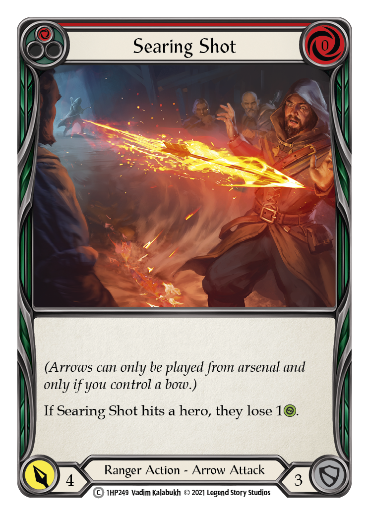 Searing Shot (Red) [1HP249] (History Pack 1) | Card Merchant Takapuna