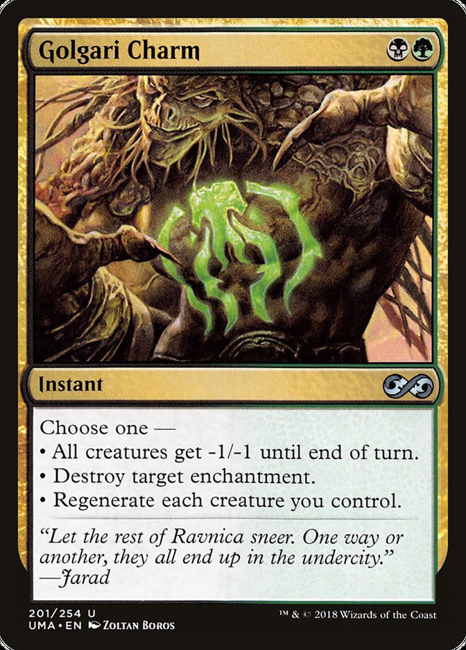 Golgari Charm [Ultimate Masters] | Card Merchant Takapuna