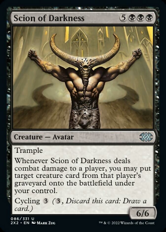 Scion of Darkness [Double Masters 2022] | Card Merchant Takapuna