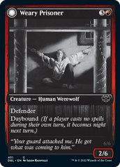 Weary Prisoner // Wrathful Jailbreaker [Innistrad: Double Feature] | Card Merchant Takapuna