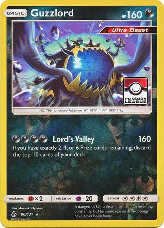 Guzzlord (80/131) (League Promo) [Sun & Moon: Forbidden Light] | Card Merchant Takapuna