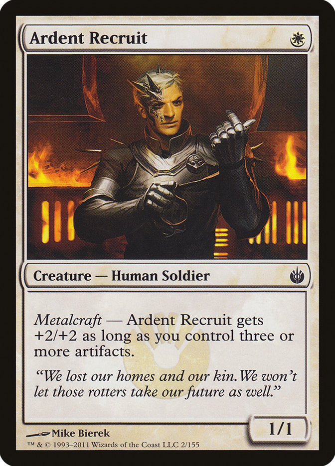 Ardent Recruit [Mirrodin Besieged] | Card Merchant Takapuna