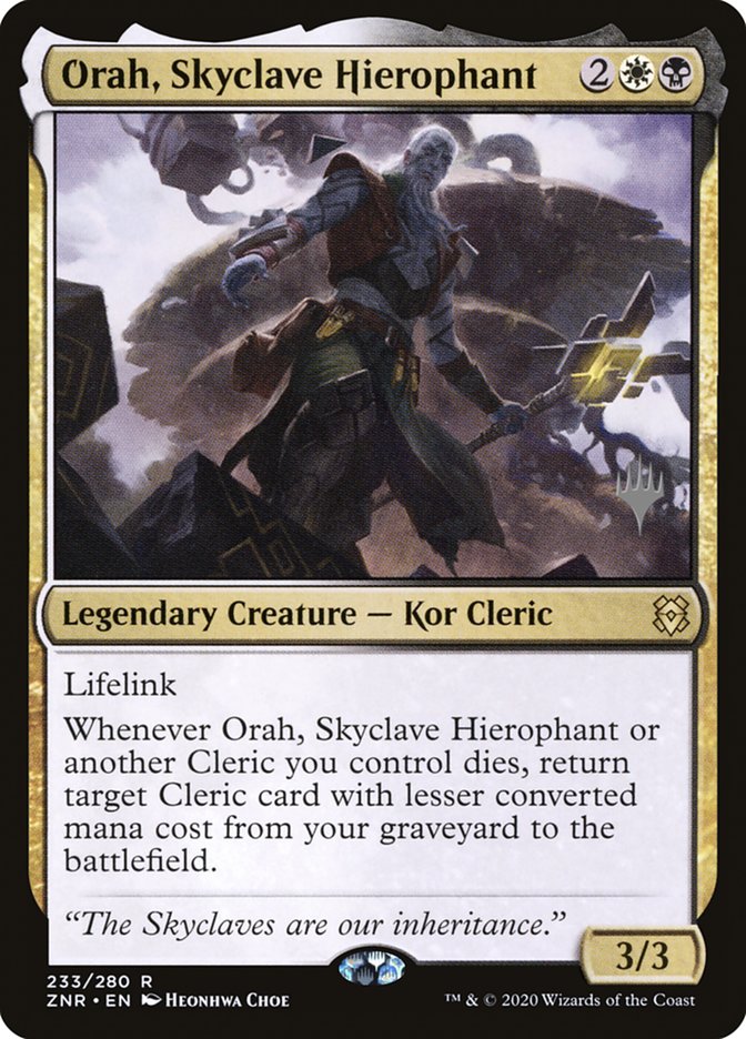 Orah, Skyclave Hierophant (Promo Pack) [Zendikar Rising Promos] | Card Merchant Takapuna