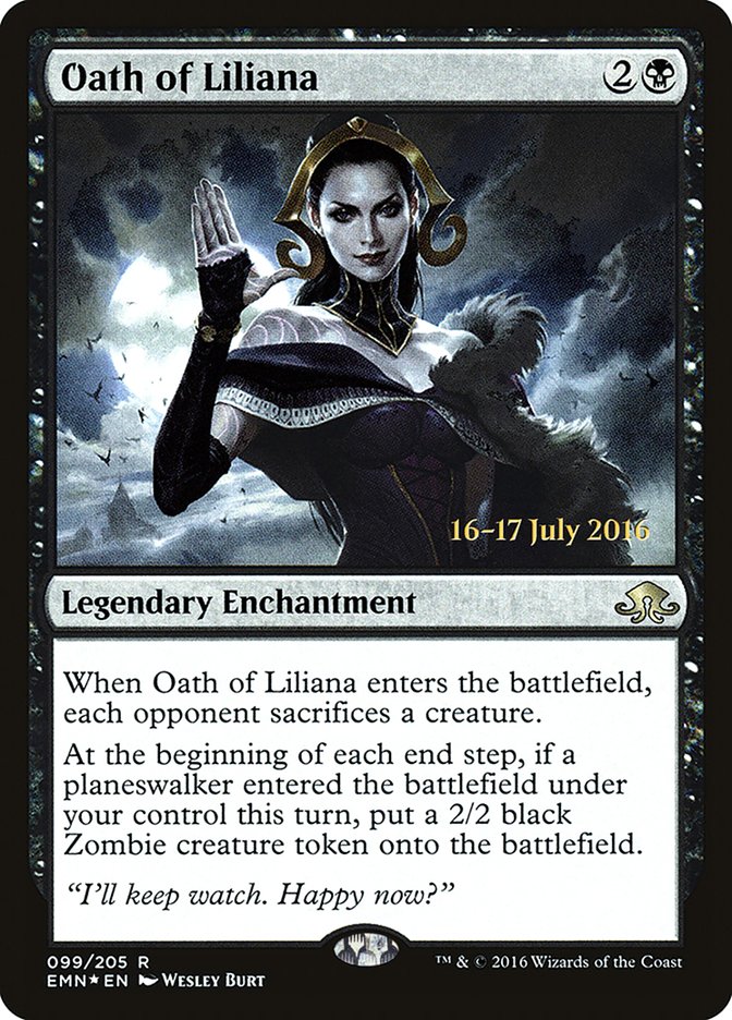 Oath of Liliana [Eldritch Moon Prerelease Promos] | Card Merchant Takapuna