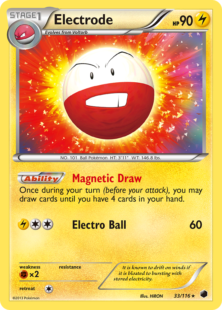 Electrode (33/116) [Black & White: Plasma Freeze] | Card Merchant Takapuna