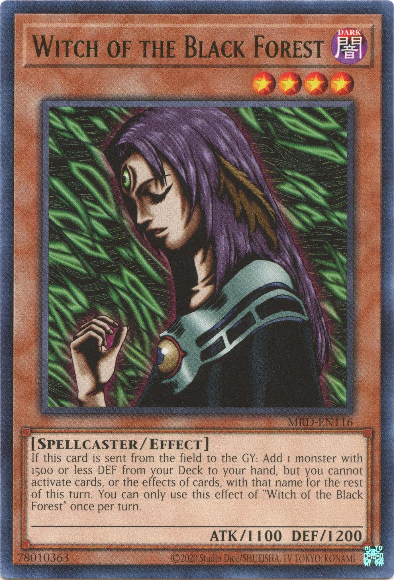 Witch of the Black Forest (25th Anniversary) [MRD-EN116] Rare | Card Merchant Takapuna