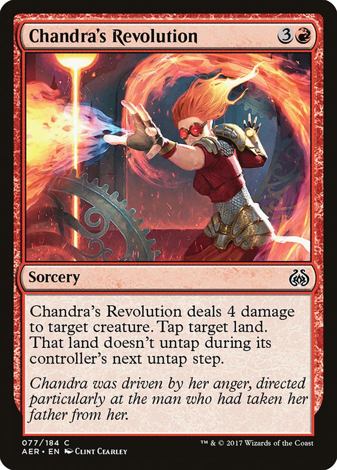 Chandra's Revolution [Aether Revolt] | Card Merchant Takapuna