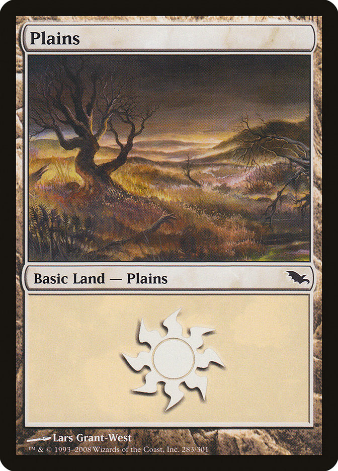 Plains (283) [Shadowmoor] | Card Merchant Takapuna