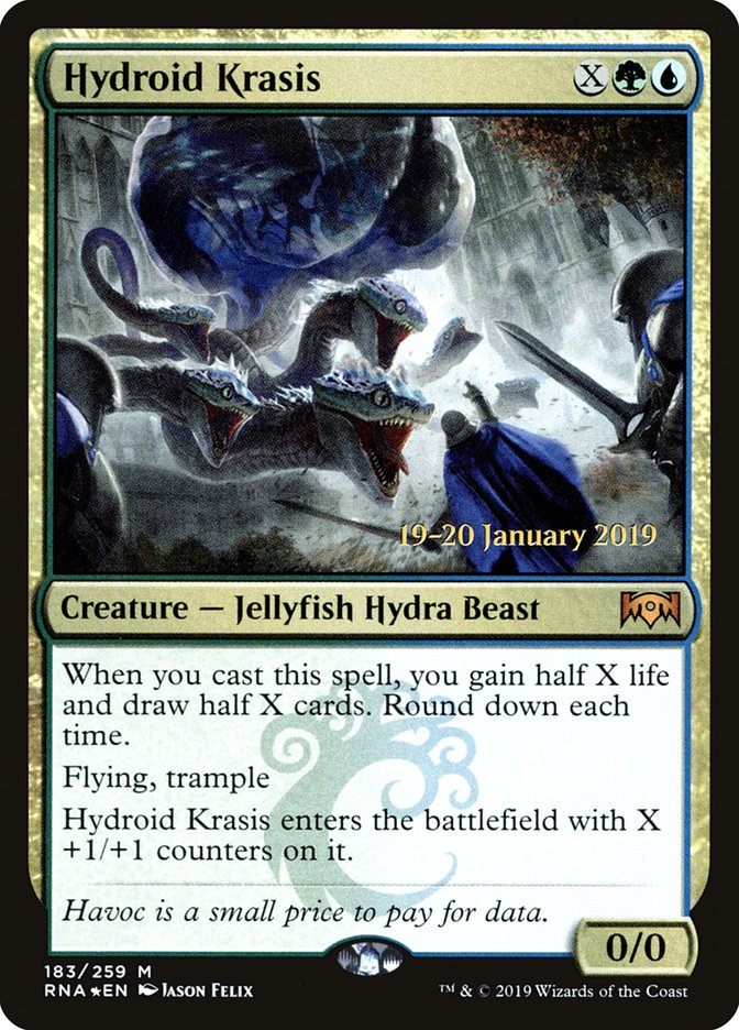 Hydroid Krasis [Ravnica Allegiance Prerelease Promos] | Card Merchant Takapuna