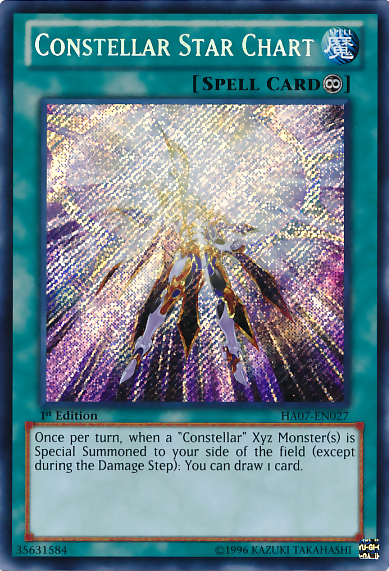 Constellar Star Chart [HA07-EN027] Secret Rare | Card Merchant Takapuna