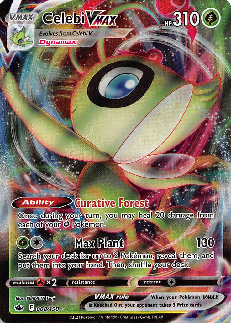 Celebi VMAX (008/198) [Sword & Shield: Chilling Reign] | Card Merchant Takapuna