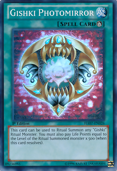 Gishki Photomirror [HA07-EN026] Super Rare | Card Merchant Takapuna