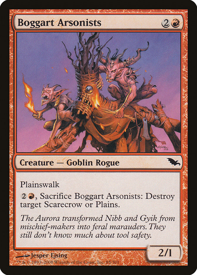 Boggart Arsonists [Shadowmoor] | Card Merchant Takapuna