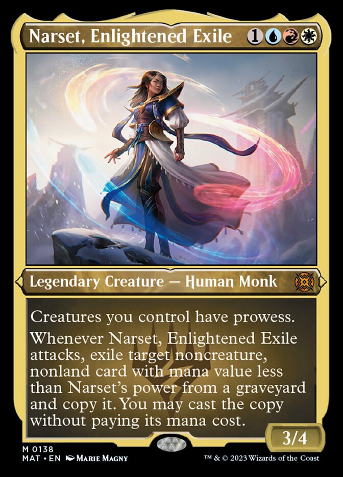 Narset, Enlightened Exile (Foil Etched) [March of the Machine: The Aftermath] | Card Merchant Takapuna