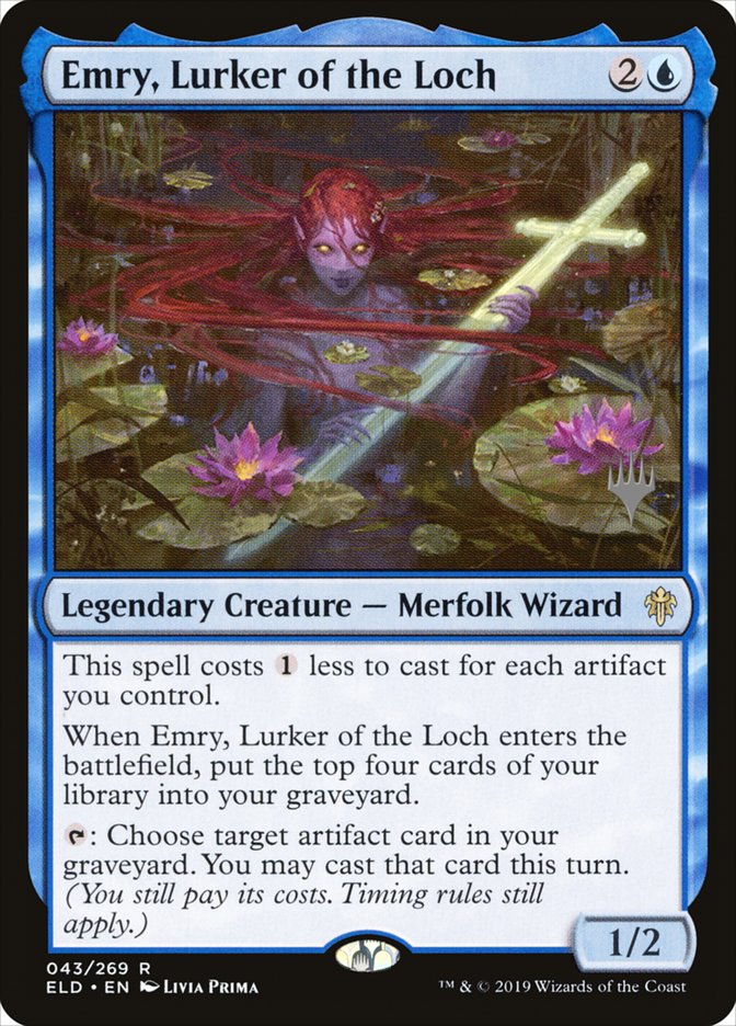 Emry, Lurker of the Loch (Promo Pack) [Throne of Eldraine Promos] | Card Merchant Takapuna