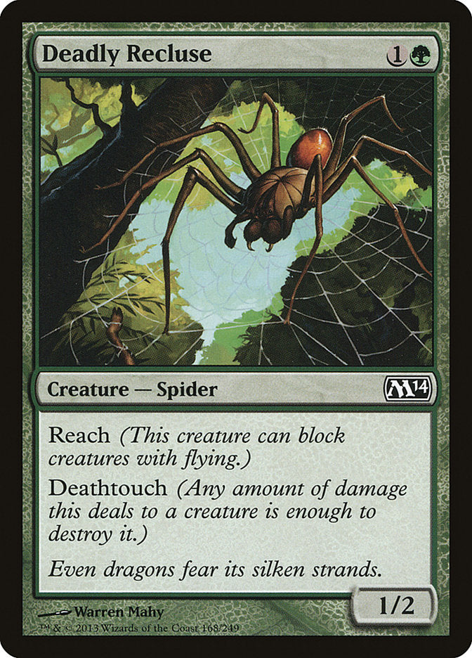 Deadly Recluse [Magic 2014] | Card Merchant Takapuna